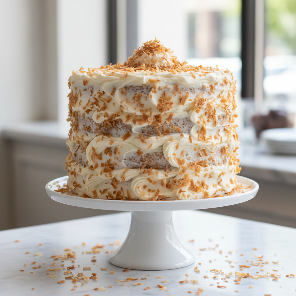 Southern Girl Coconut Cream Cake