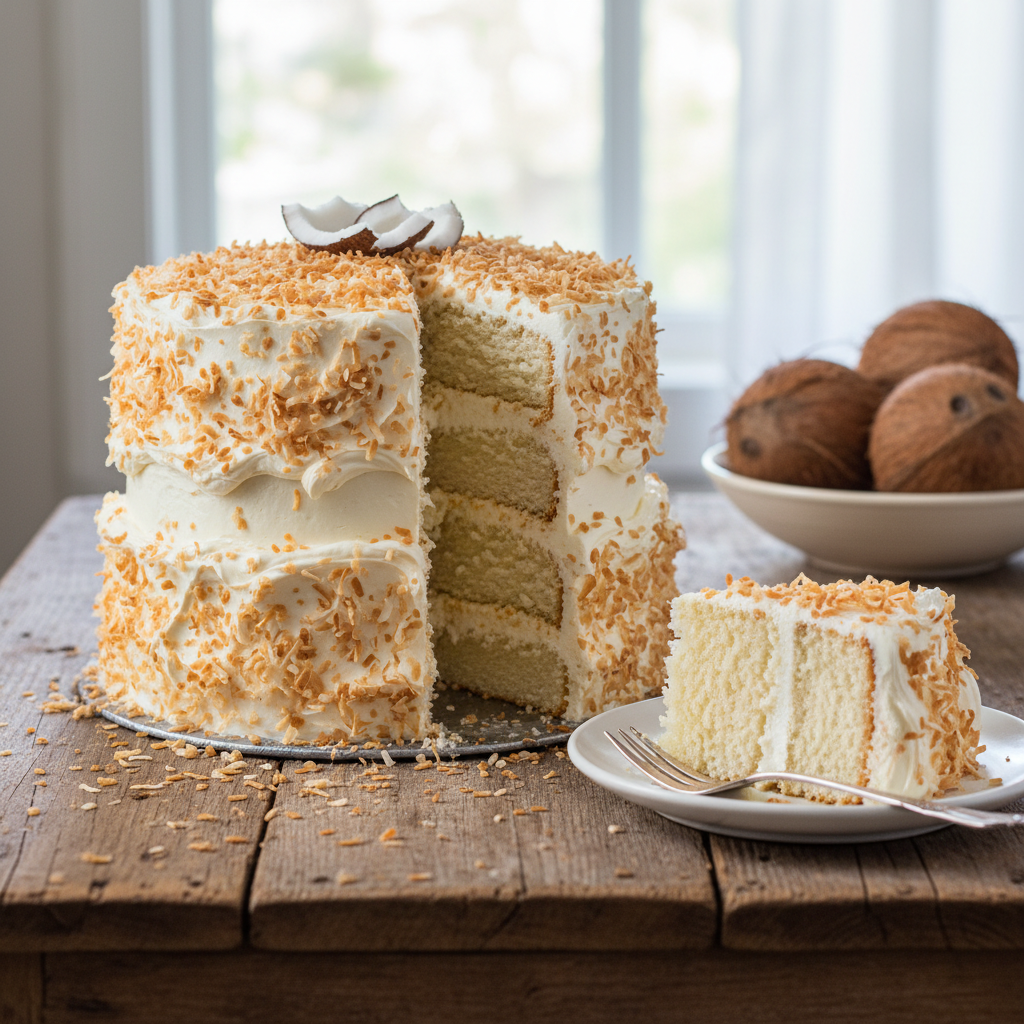 Southern Girl Coconut Cream Cake