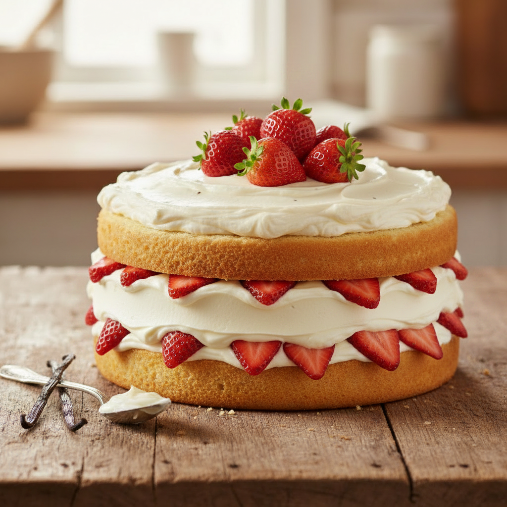 Vanilla w/ Madagascar Vanilla Frosting